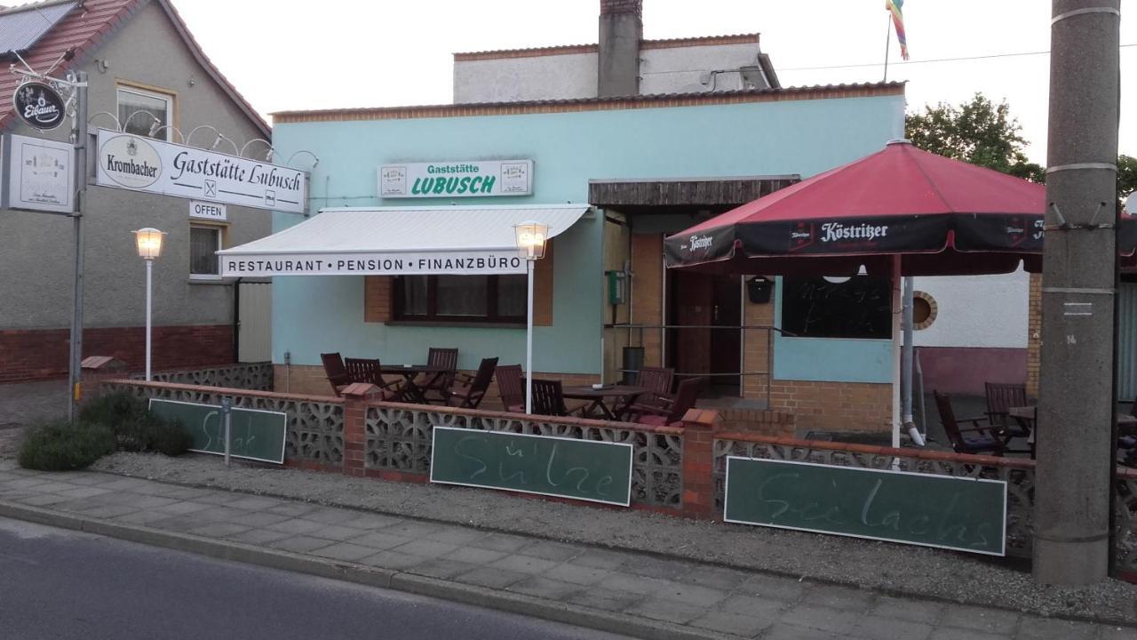Restaurant Pension Lubusch Gahro Luaran gambar